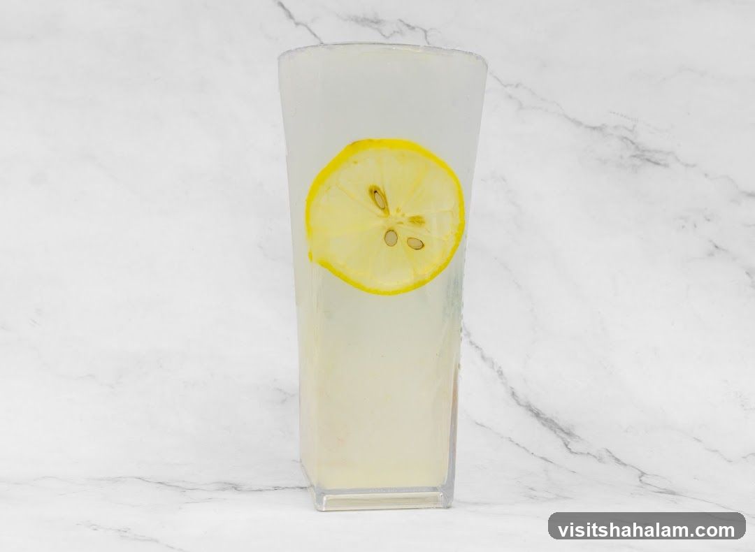 Lemonade in a tall glass