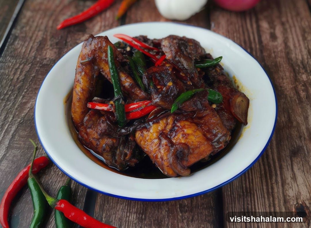 Spicy Braised Chicken Wings