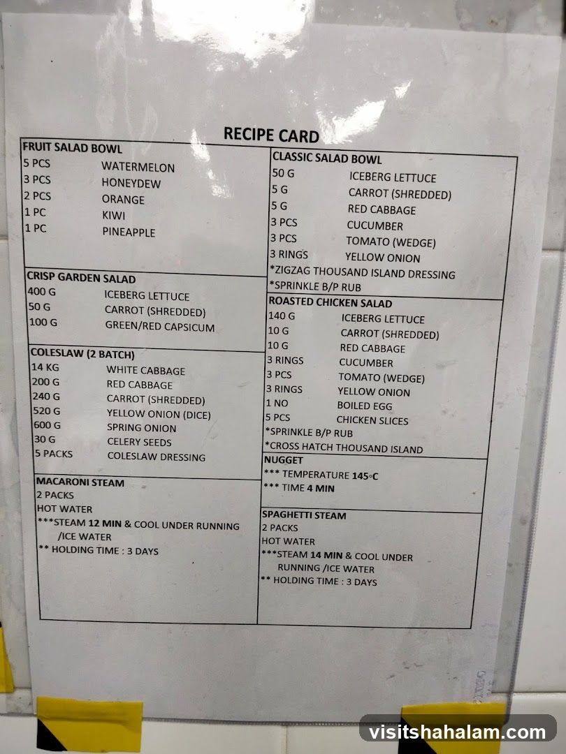 RECIPE CARD