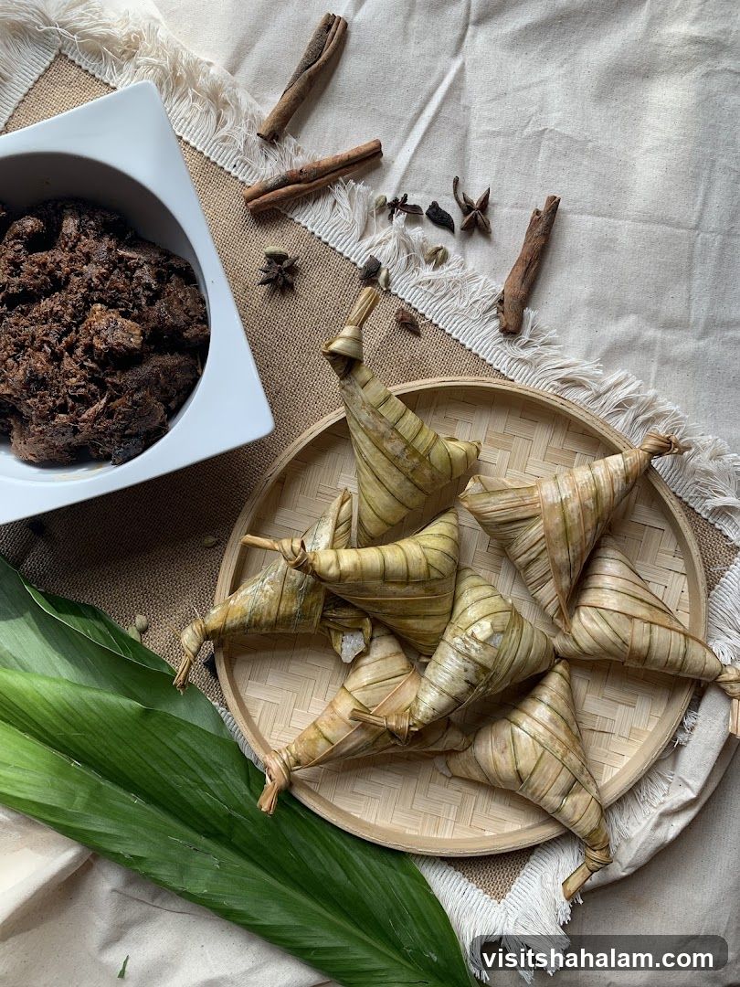 Ketupat and Rendang