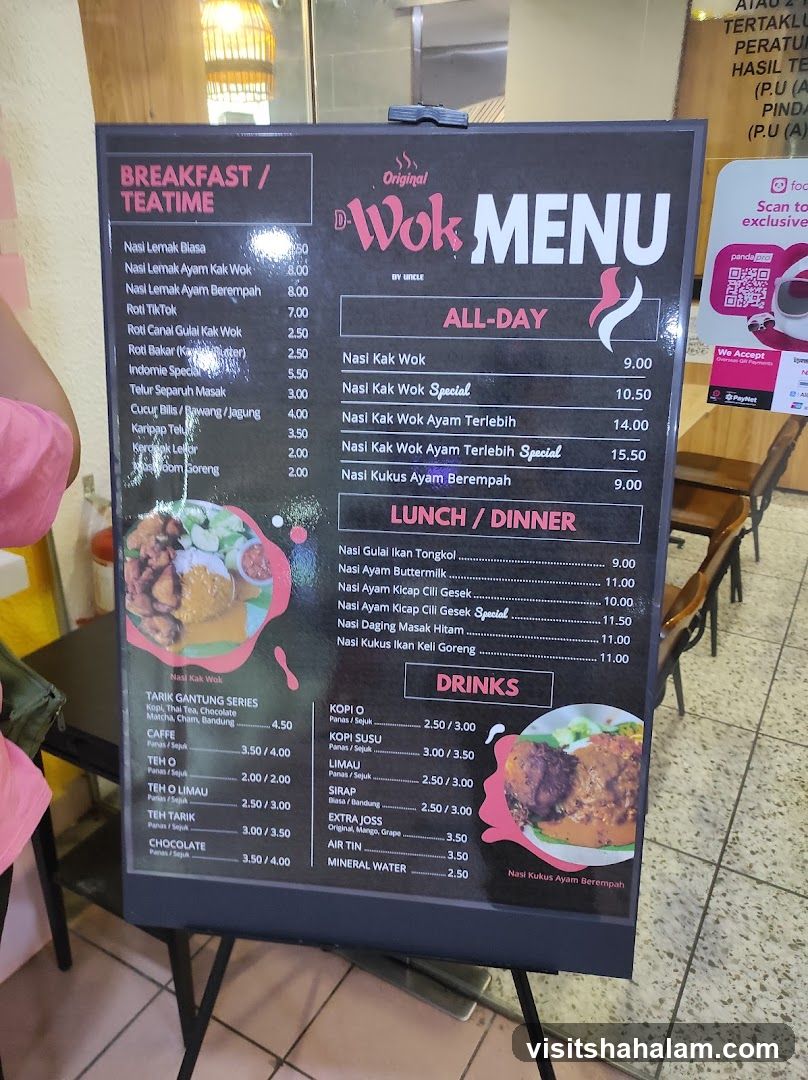 Original Dr. Wok Menu