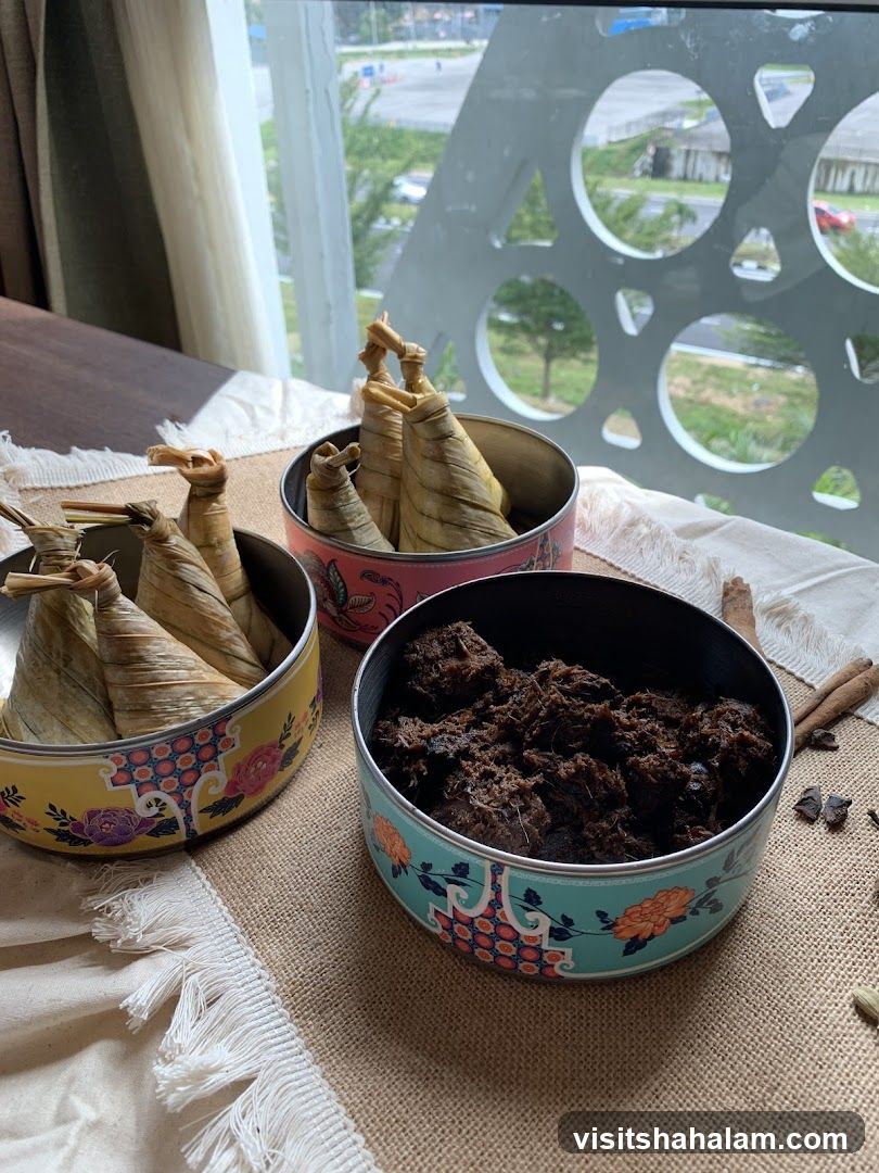 Traditional Malaysian Food Display