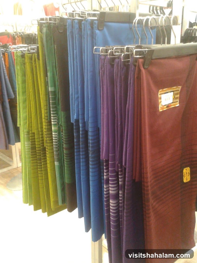 Colorful Fabric Display