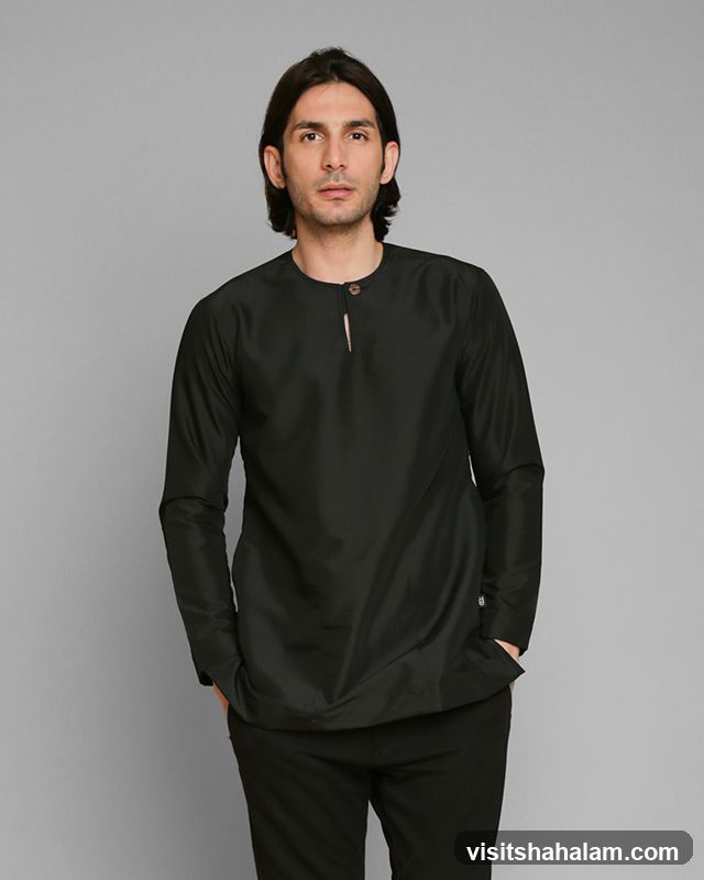 Man in Black Kurta