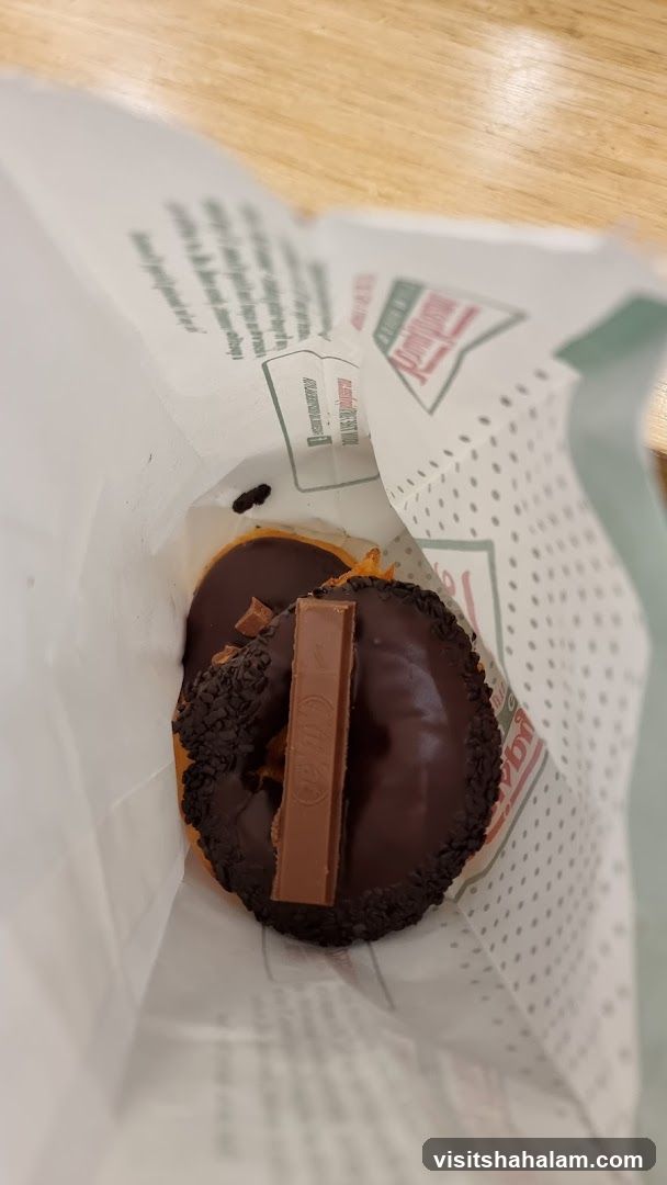 Chocolate Donuts with Kit Kat