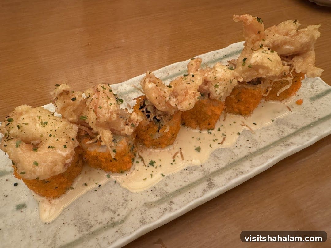 Tempura Shrimp Sushi Rolls