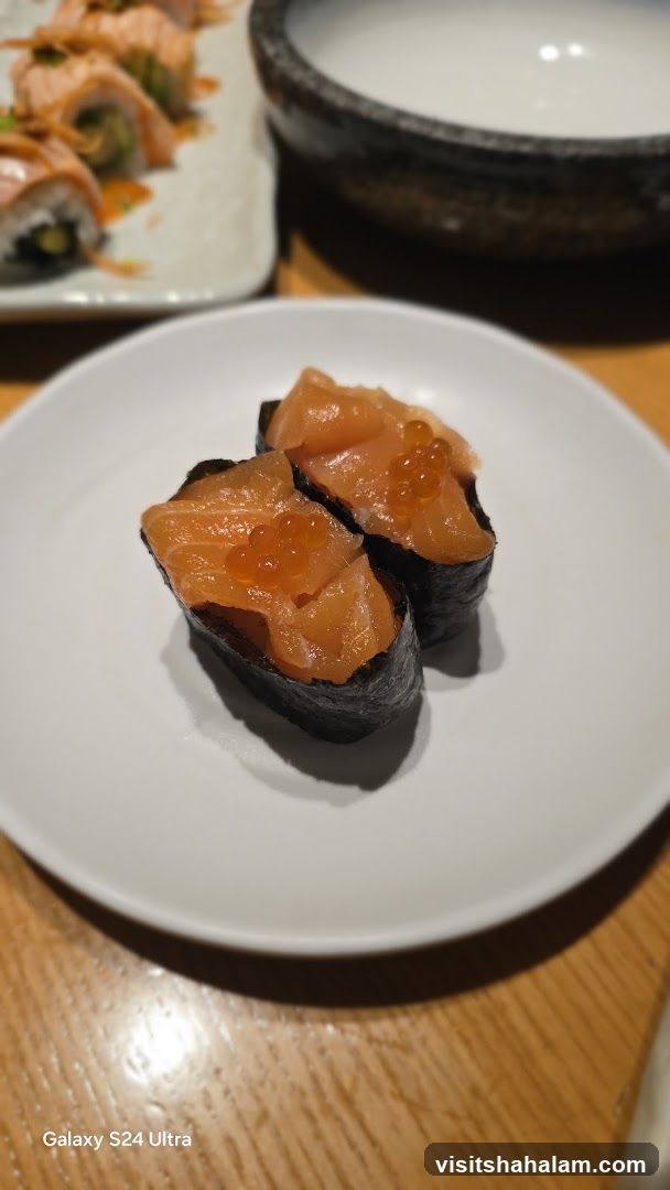 Salmon Nigiri Sushi
