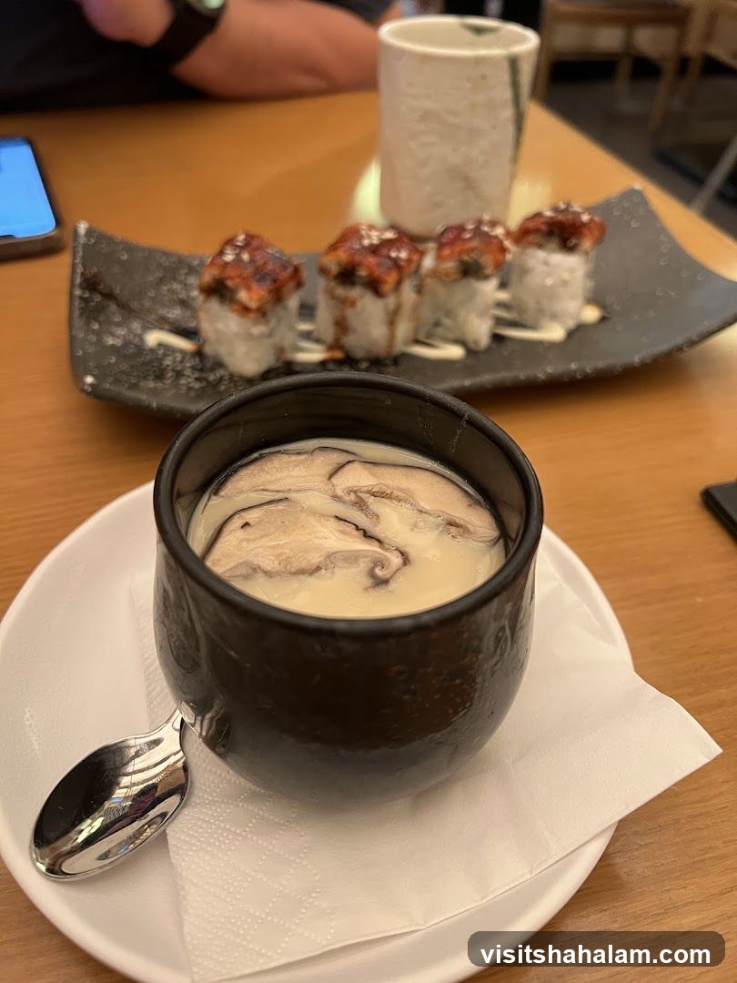Sushi and Steamed Dish