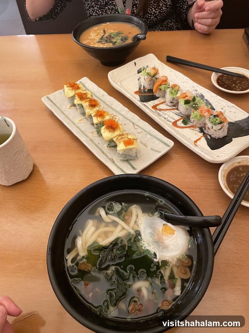 Japanese Food Spread