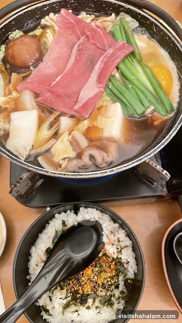 Sukiyaki Hot Pot with Rice