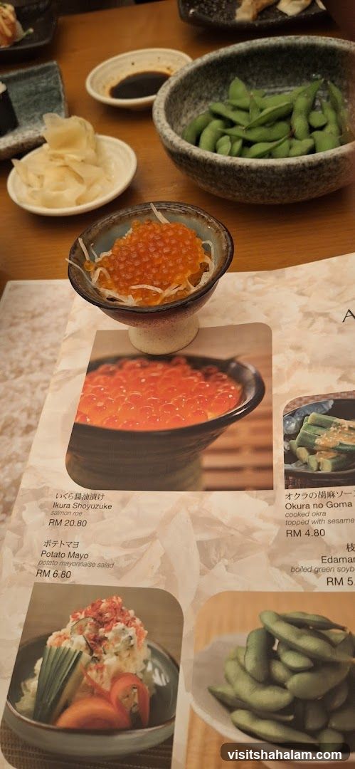 Japanese Food Menu