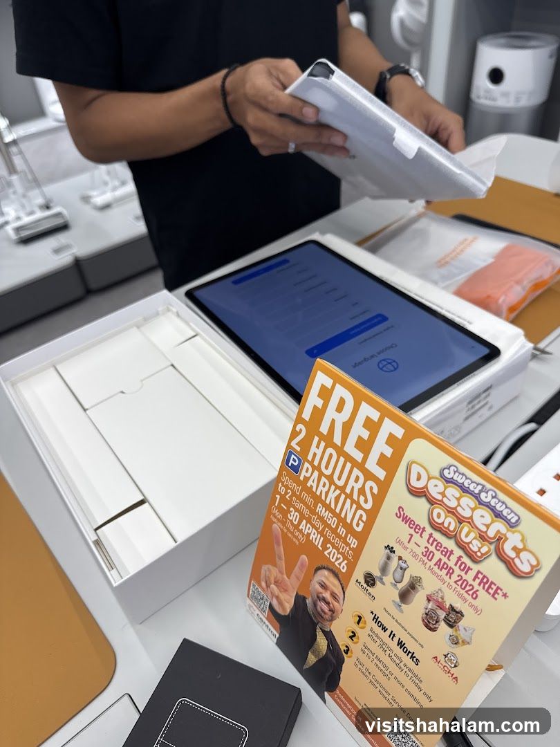 Promotional Flyer and Tablet