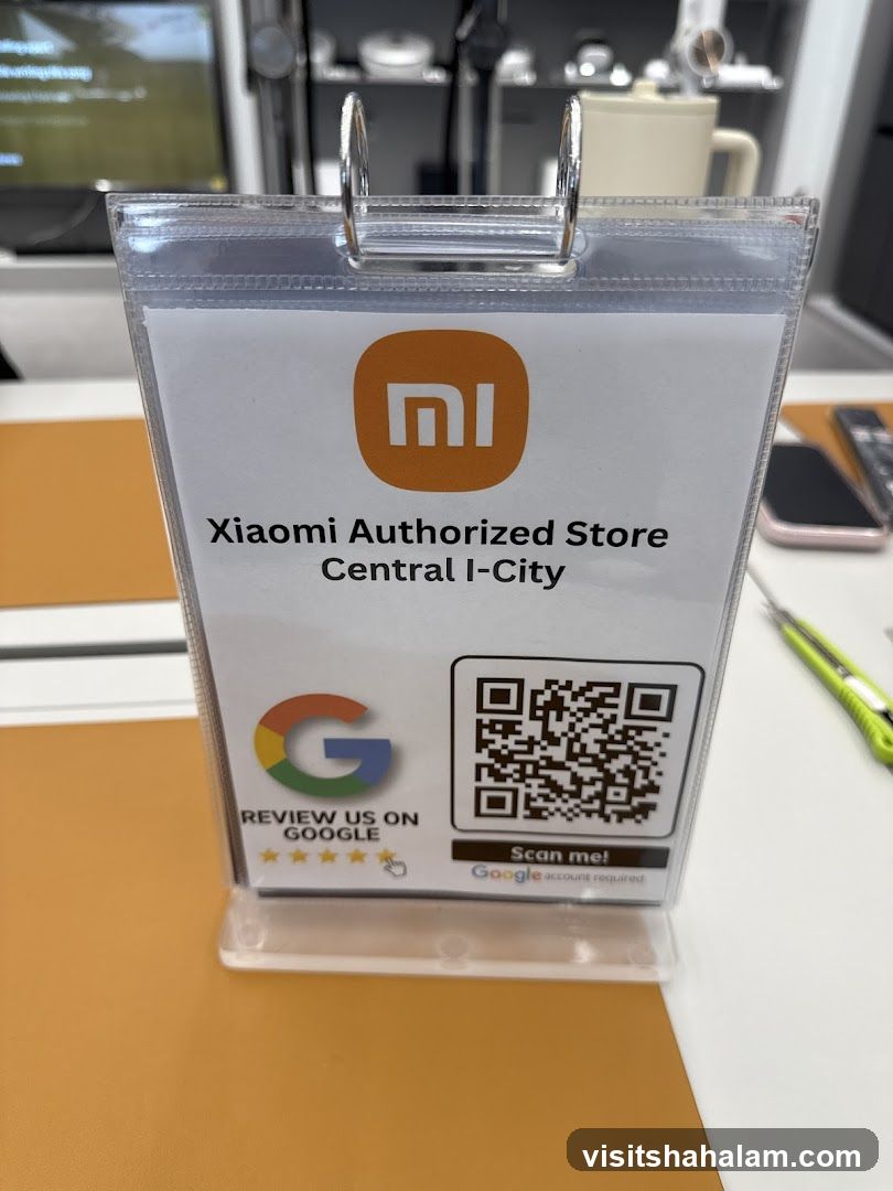 Xiaomi Authorized Store Sign