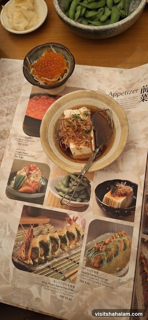 Appetizer Menu