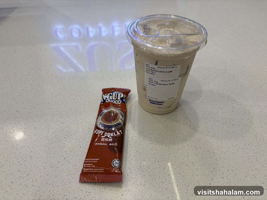 Coffee and Chocolate Drink Packet