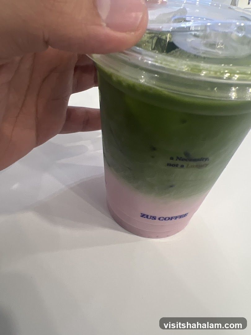 Matcha and Pink Drink