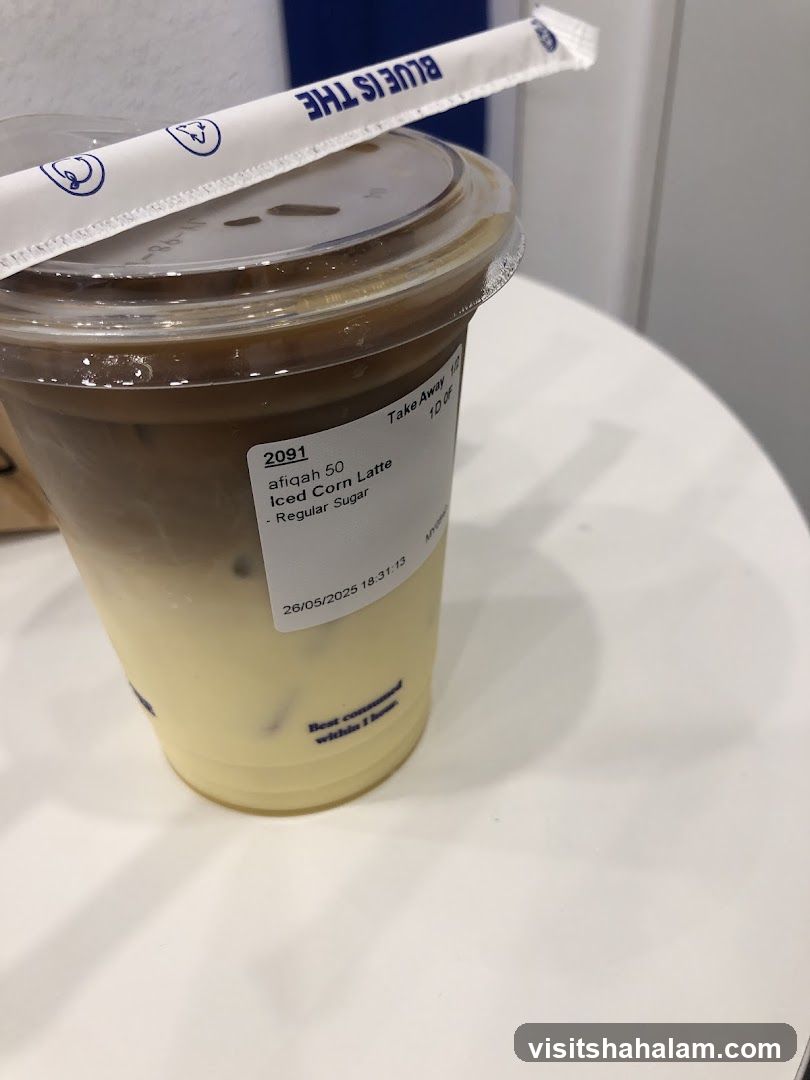 Iced Corn Latte
