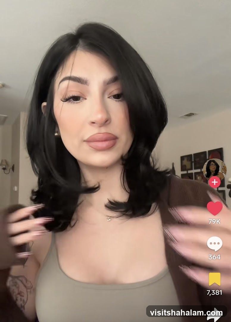 Woman with dark hair