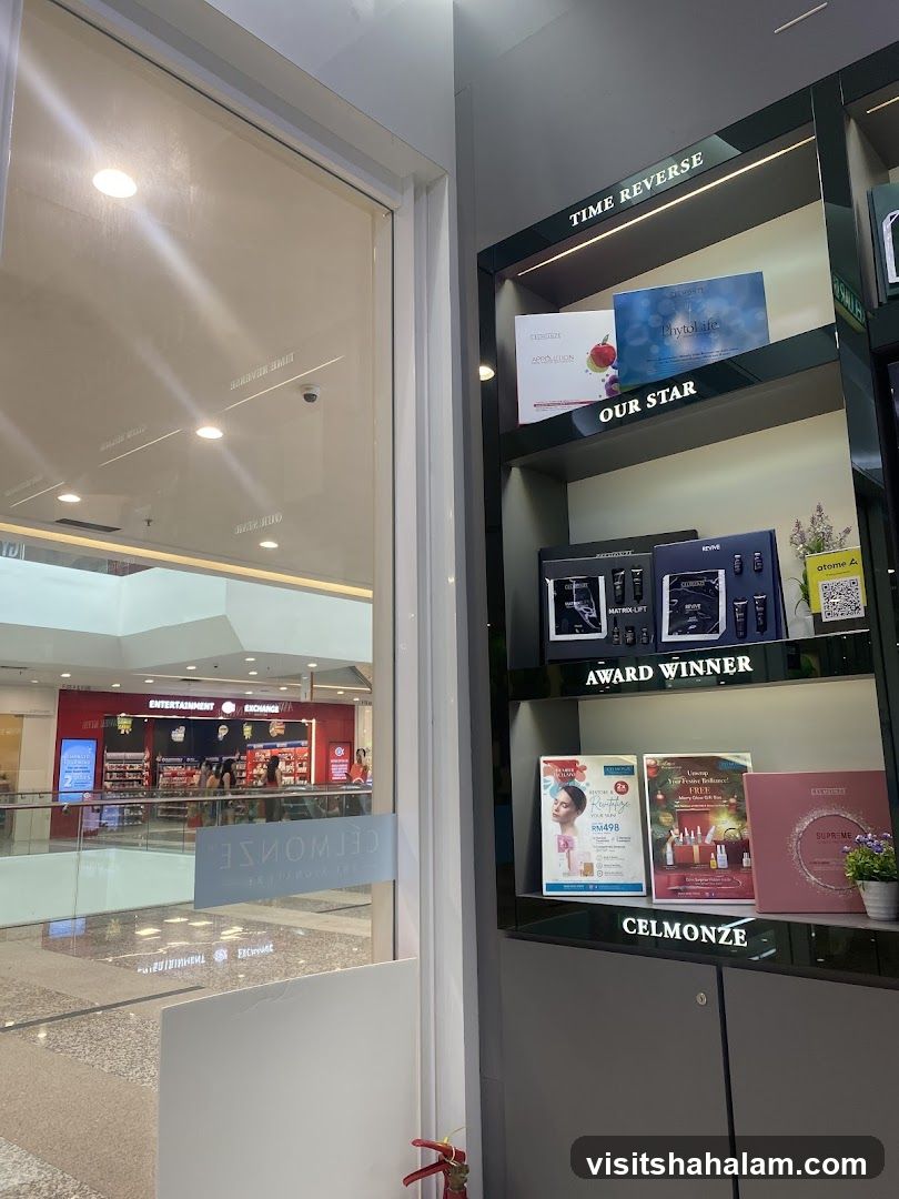 Beauty Products Display
