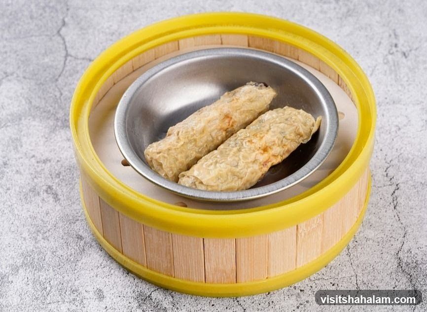 Steamed Bean Curd Rolls