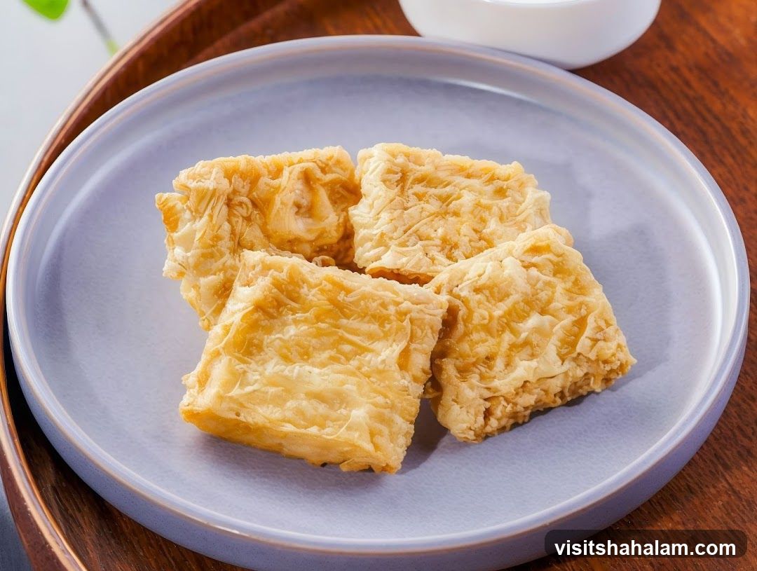 Fried Tofu Skin Squares