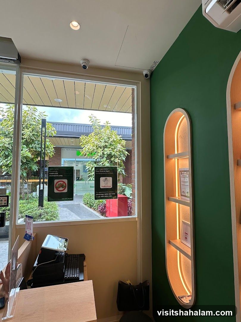 Interior View of a Store with a Window Display
