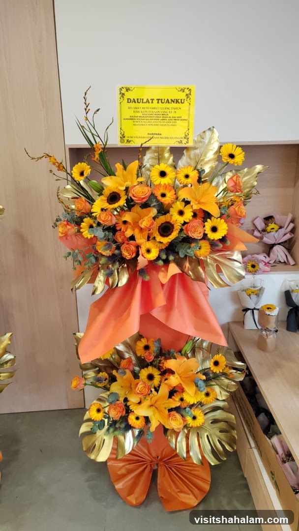 Floral Arrangement with Congratulatory Sign