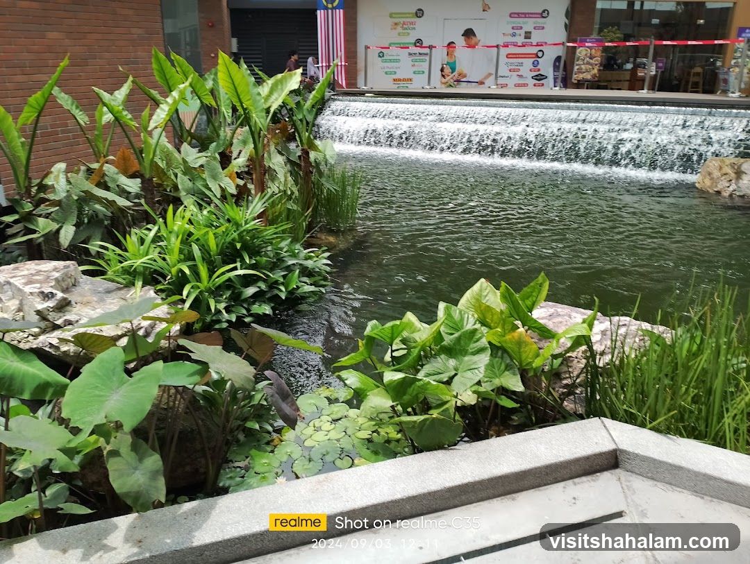 Indoor Waterfall and Pond
