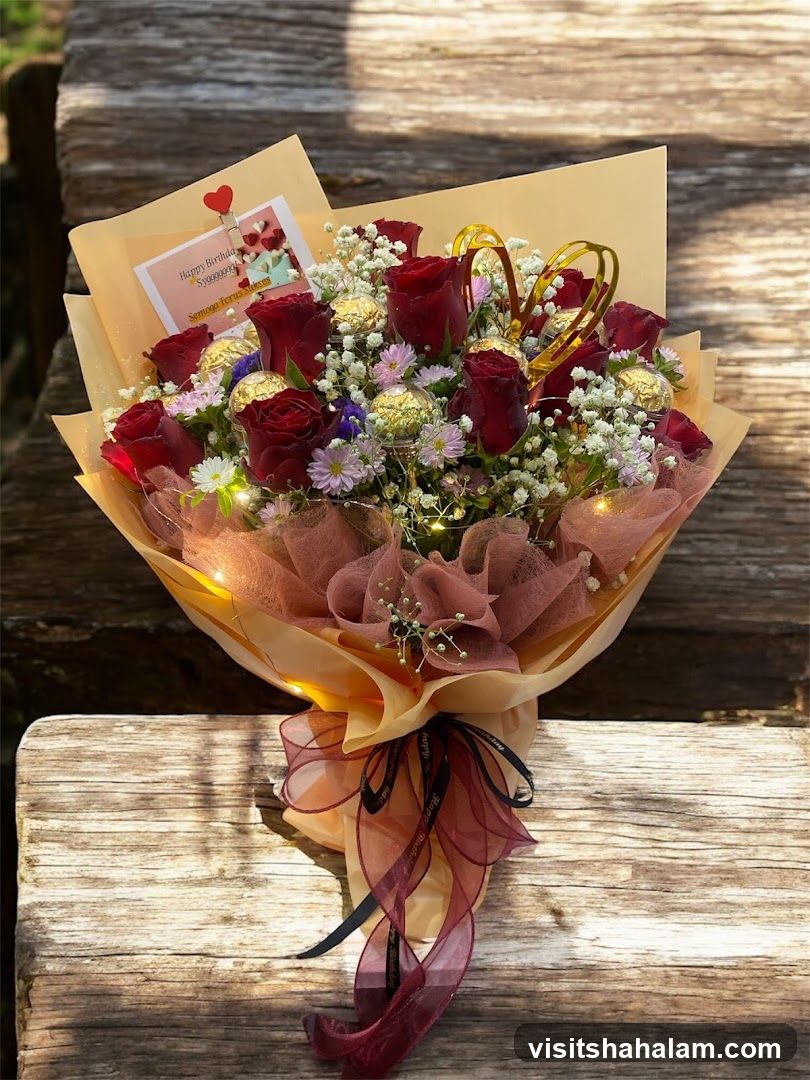 Birthday Bouquet with Chocolates