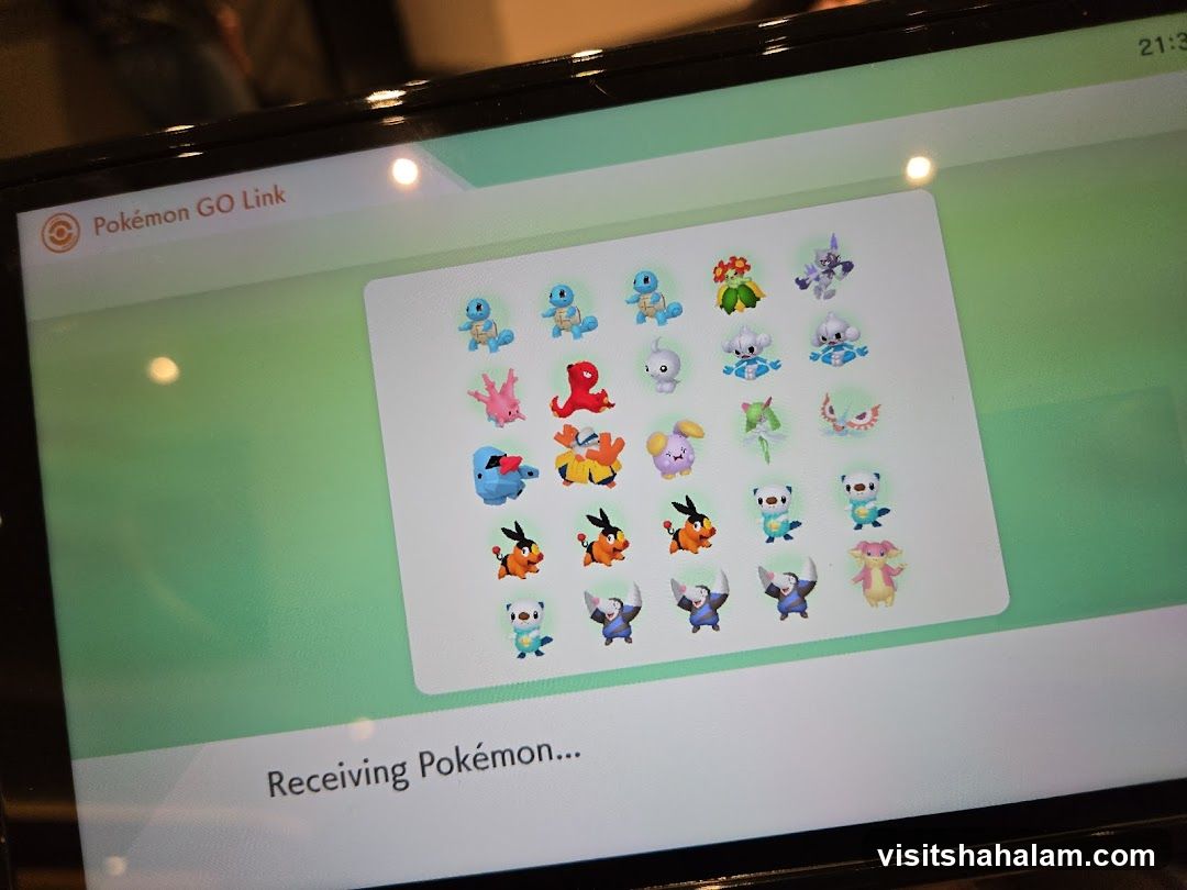 Pokemon GO Link Screen