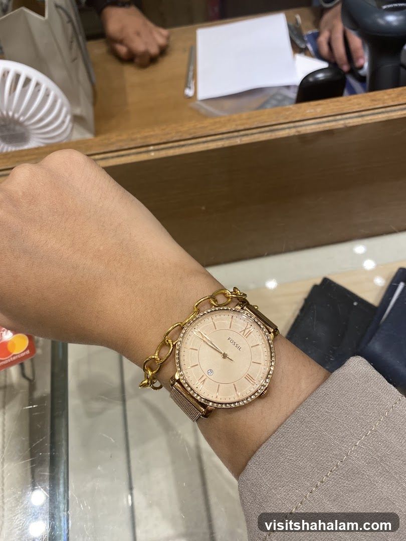 Fossil Watch on Wrist