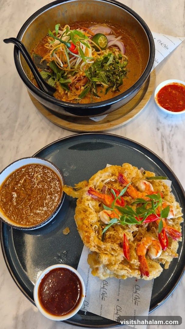 Assortment of Malaysian Dishes