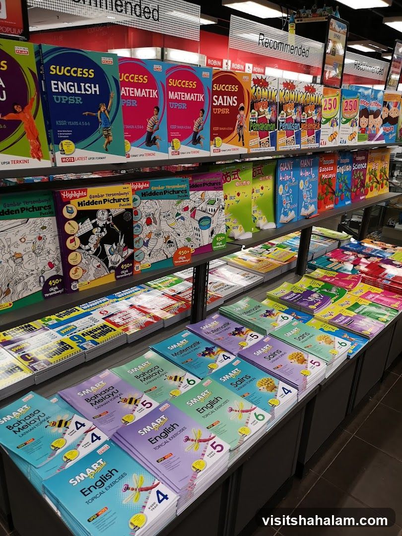Educational Books Display