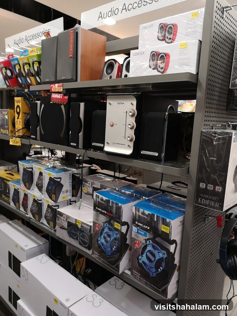 Audio Accessories Display