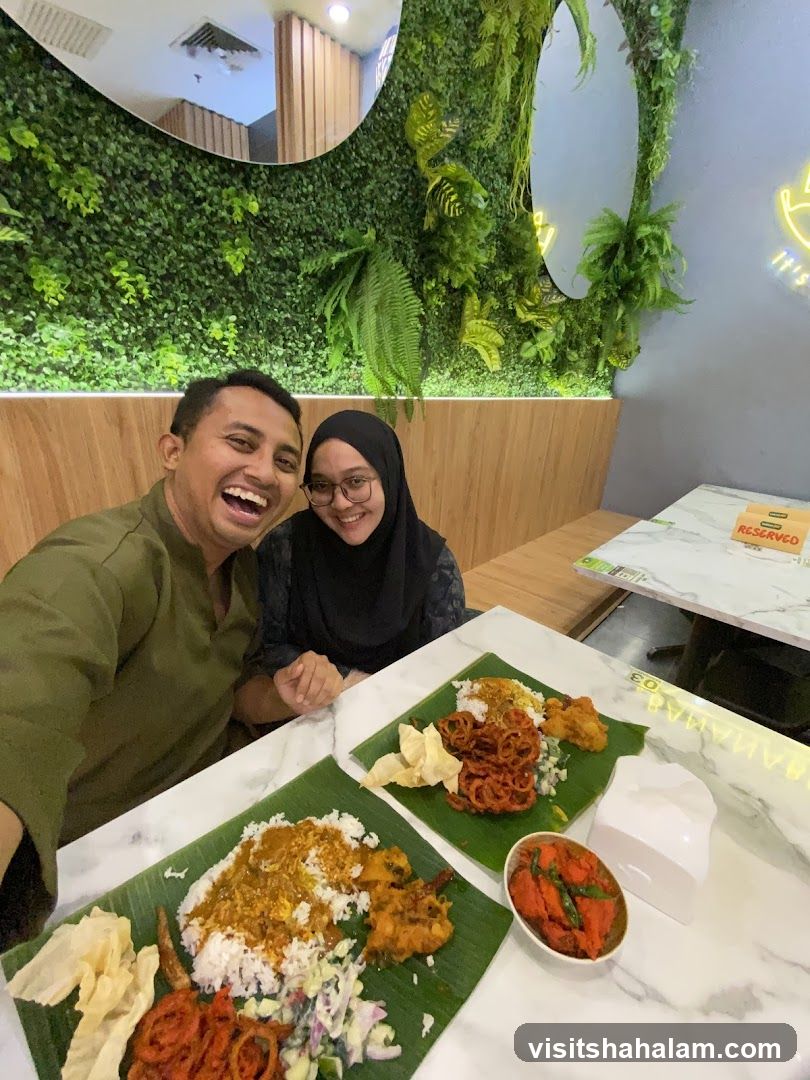Couple enjoying a meal
