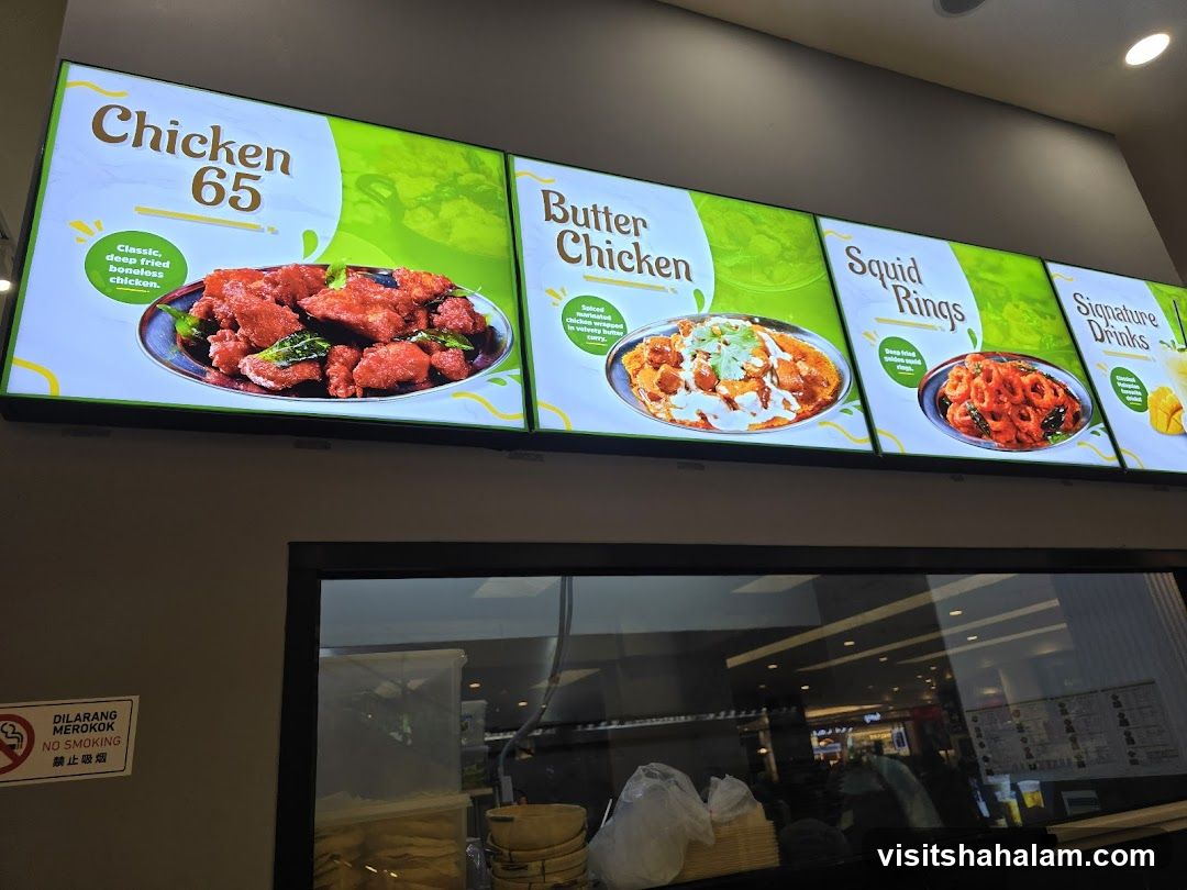 Food Menu Display