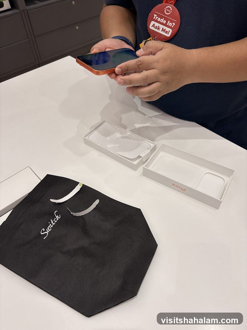 Unboxing a New Phone