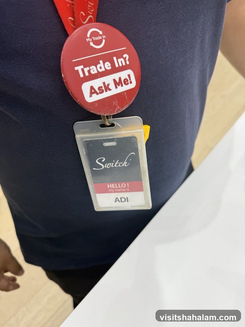 Employee Name Tag and Trade-In Badge