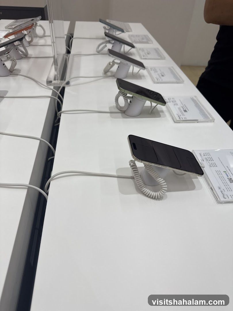 Smartphones on Display