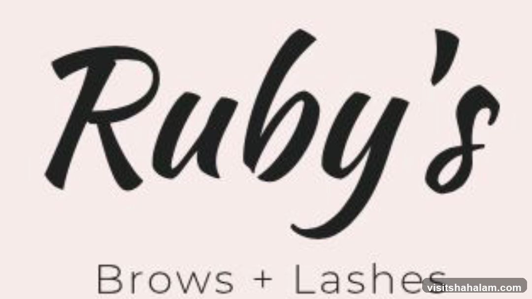 Ruby's Brows + Lashes Logo