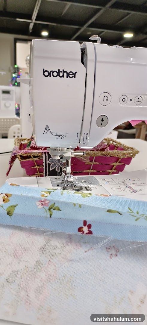 Sewing Machine in Use