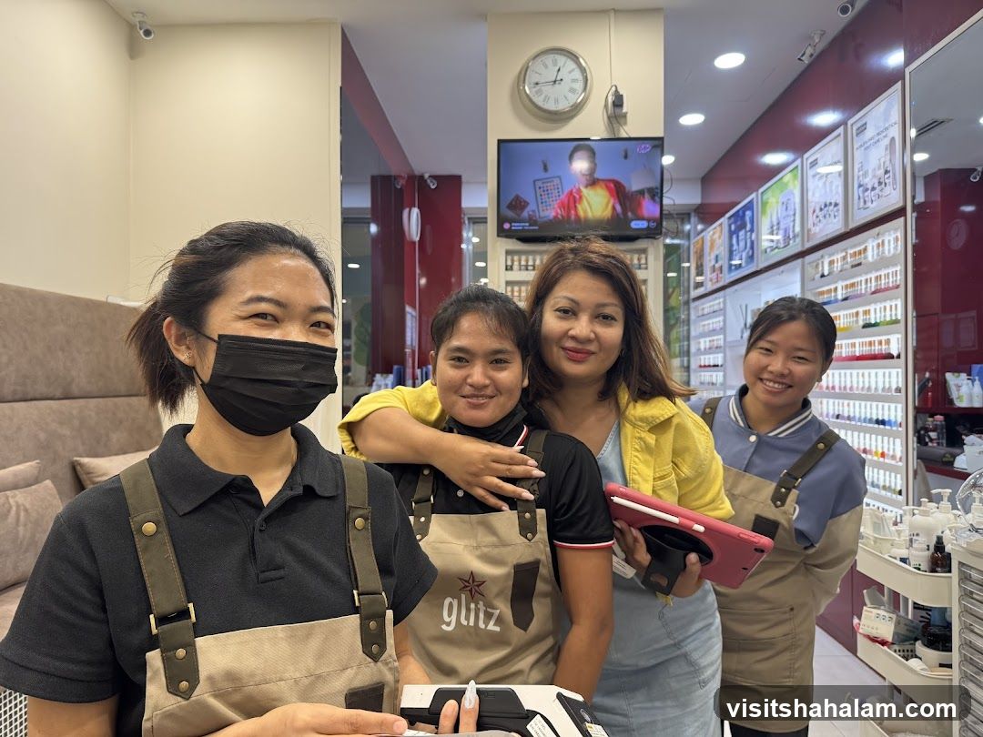 Staff in a salon