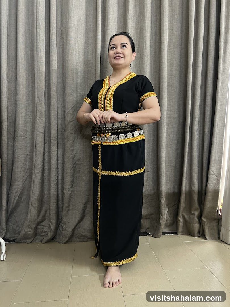 Woman in Traditional Attire