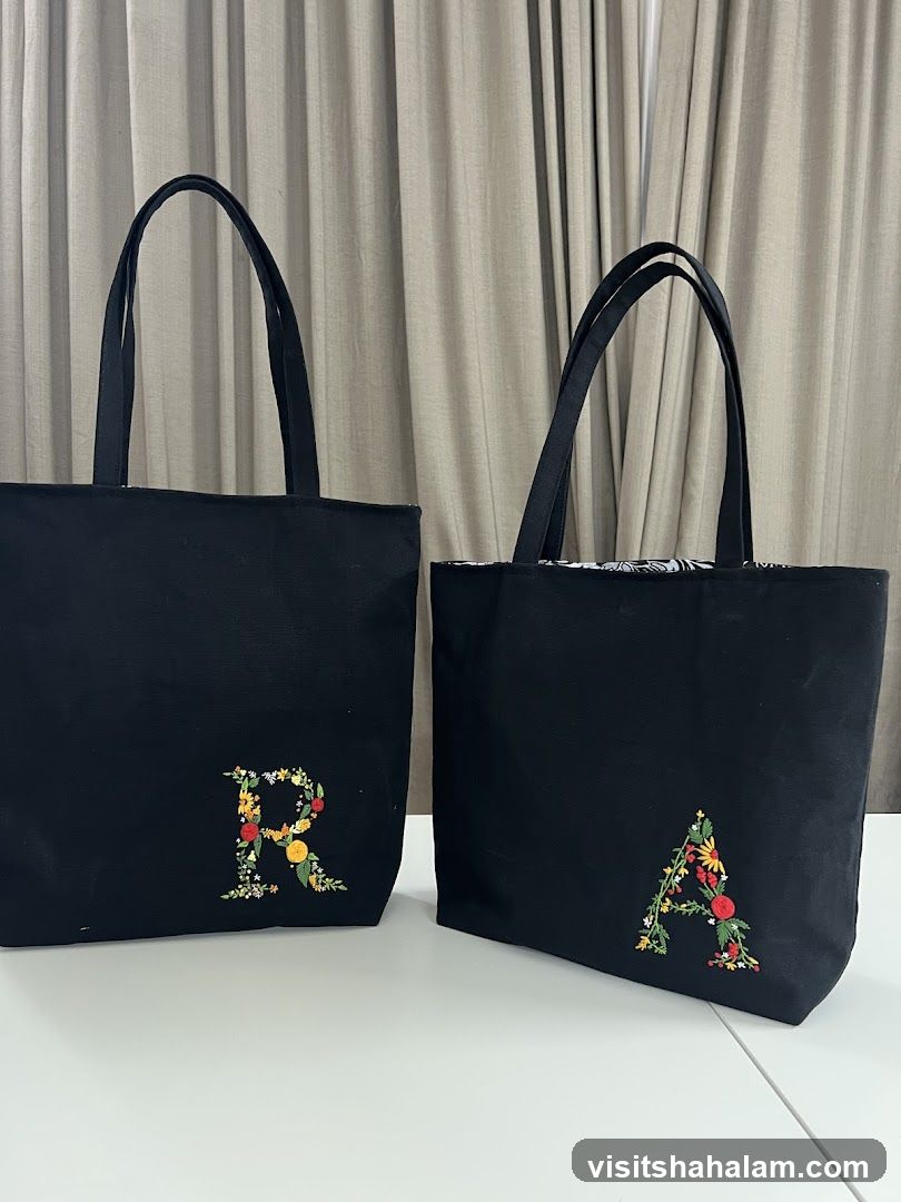 Embroidered Tote Bags