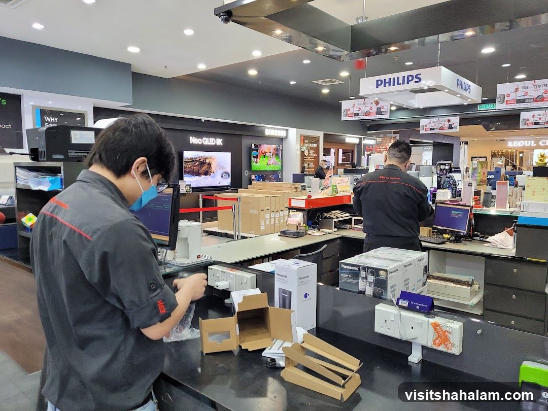 Electronics Store Interior