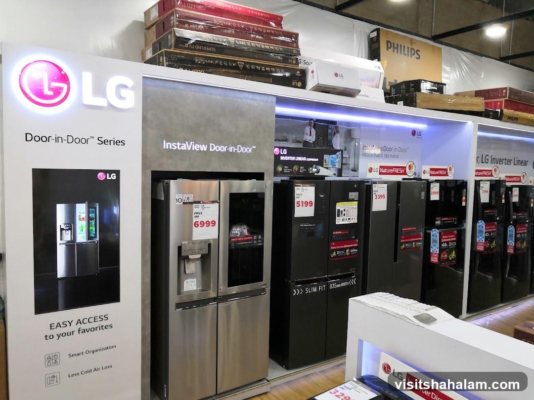 LG Refrigerators Display