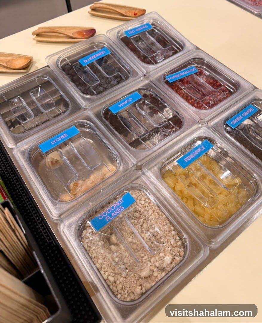 Toppings Bar