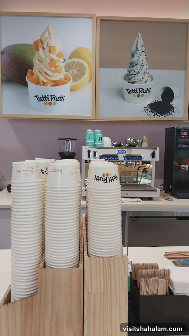 Tutti Frutti Ice Cream Display