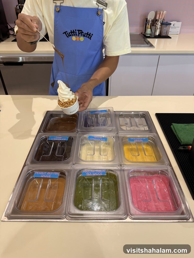 Tutti Frutti Soft Serve Toppings