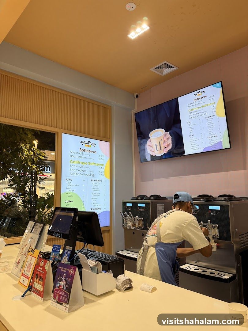 Tutti Frutti Menu